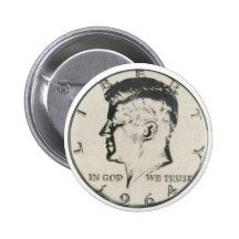JFK Half Dollar button