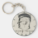 JFK Half Dollar key ring Keychain