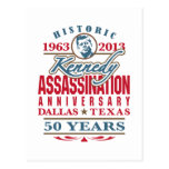 JFK Kennedy Assassination Anniversary 1963 - 2013 Postcard