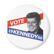 JFK Kennedy Election Refrigerator Magnet