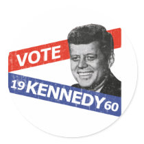 JFK Kennedy Election Sticker