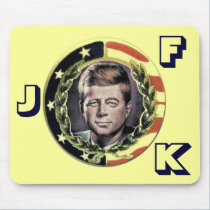 JFK Nostalgia Mousepad mousepads