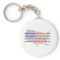 JFK Peace Quote Key Chains