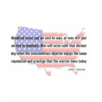 JFK Peace Quote t-shirts