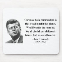 JFK Quote 2b mousepads