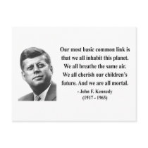 JFK Quote 2b Post Cards
