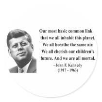 JFK Quote 2b stickers