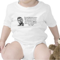JFK Quote 2b t-shirts