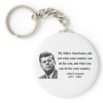 JFK Quote 3b keychains
