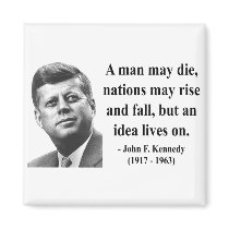 JFK Quote 4b magnets