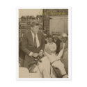 JFK riding postcards