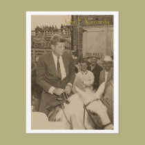 JFK riding postcards