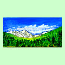 The MUSEUM Artist Series jGibney Breckenridge CO 1999 2c-original 78x40 posters