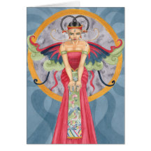 'Jia Li' Blank Greeting Card