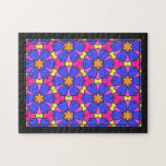 Jig Saw Puzzle - Abstract Repeat Patterns Framed