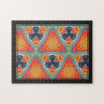 Jig Saw Puzzle - Abstract Repeat Patterns Framed