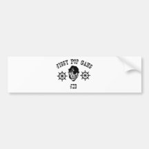 Jiggy Pop Gang Sailor Nautical Jed Bumper Sticker