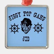 Jiggy Pop Gang Sailor Nautical Jed Christmas Ornaments