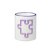 Jigsaw Cutout Coffee Mug