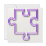 Jigsaw Cutout Invitation