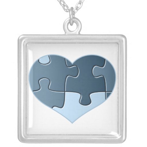 Jigsaw Heart Necklace