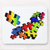 Jigsaw Jumble mousepads by bluewren08 Jigsaw Jumble mousepads