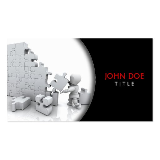 Jigsaw Puzzle Business Card