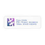 Jigsaw Puzzle Piece Return Address Label