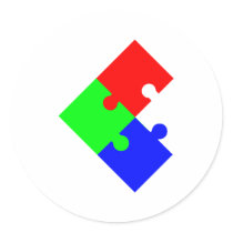 jigsaw puzzle stickers by Tomaniac jigsaw puzzle stickers
