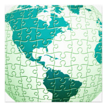 Jigsaw Puzzle World Invitations