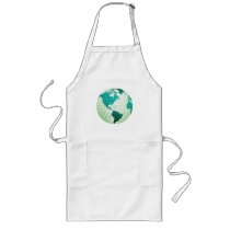 Jigsaw Puzzle World Long Apron aprons