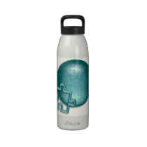 Jigsaw Puzzle World Water Bottle water bottles