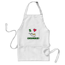Jihn "I HEART CUCUMBERS" Apron aprons
