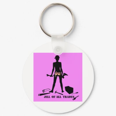 Jill of All Trades Keychain by jonnydowntown
