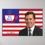 Jim DeMint & The Tea Party Flag Poster