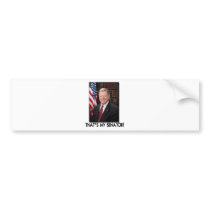 Jim Inhofe, That's My Senator! Bumper Stickers