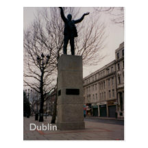 Jim Larkin Monument, O'Connel St., Dublin, Ireland Postcard