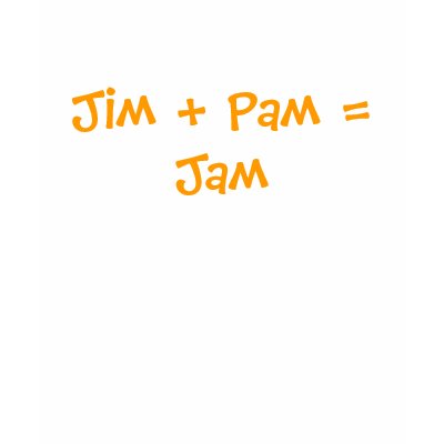 Jim + Pam = Jam Tshirt by brycelg