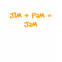 Jim + Pam = Jam t-shirts