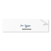 Jim Thorpe Pennsylvania City Classic Bumper Stickers