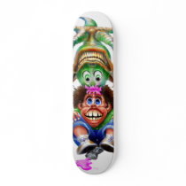 Jimbo bonds with his new pet skate deck