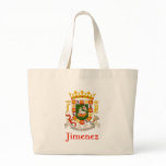 Jimenez Shield of Puerto Rico Canvas Bag