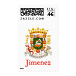 Jimenez Shield of Puerto Rico Postage Stamps