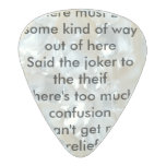 Jimi & Randy Pearl Celluloid Guitar Pick