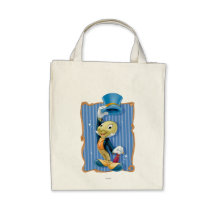 Jiminy Cricket Lifting His Hat Canvas Bag