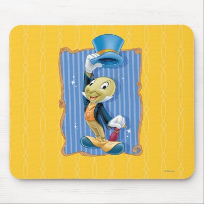 Jiminy Cricket Lifting His Hat mousepads