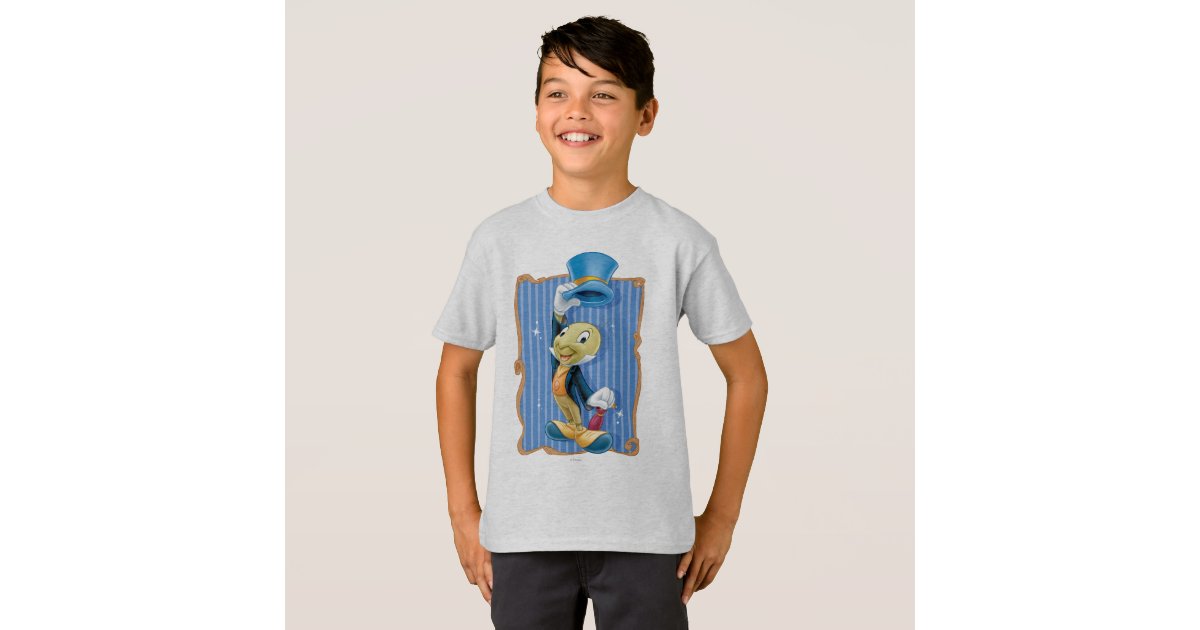 Jiminy Cricket Lifting His Hat TShirt Zazzle