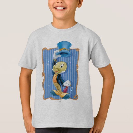 Jiminy Cricket Lifting His Hat TShirt Zazzle