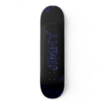 jimmy blue lightning laser star custom skateboard by mantisgraffix jimmy blue lightning laser star custom skateboard