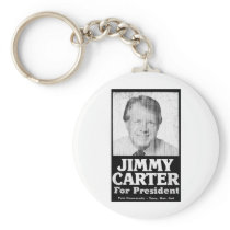 Jimmy Carter Distressed Black And White Key Chains